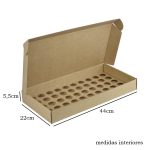 Caixa para 50 Kraft Brigadeiros