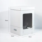 32x32x50cm - Caixa para Bolo (Branca) com Janela