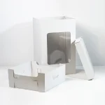 Caixa para Bolo 36x36x40cm Branca com Janela - Image 2