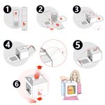 Caixa para Bolo com Janela 35x35x40cm Branca - Image 4