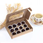 Caixa para 12 Brigadeiros Kraft (com Janela e divisória) - Image 2