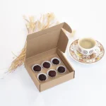 Caixa para 6 Brigadeiros Kraft (com divisória) - Image 2