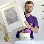 Caixa para Bolo 36x36x40cm Branca com Janela - Image 3