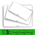 Base MDF | Retangular 🟦 | Branco 1 Lado | 3mm