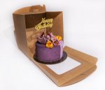 Caixa para Bolo Kraft com janela