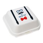 Caixa Cana Açúcar Branca Bento Cake 15x15x8cm Dia do Pai