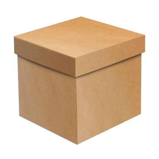 3001009950_norpack-1 Caixa Cartão Presente Kraft com Tampa Separada 15x15x15cm - Image 1