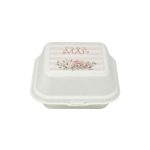 Caixa Cana Açúcar Branca 15x15x8cm Dia da Mãe Riscas Rosa - Image 2