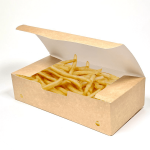 Caixa Kraft c/Janela Pack 25 - Take Away/Pastelaria/Bolos/Sushi – Norpack - Image 6