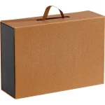 Caixa Cartão Presente Preto / Cobre imitação pele Fecho Magnético c/ Alça 37,3x26,5x12,5cm – Norpack - Image 2