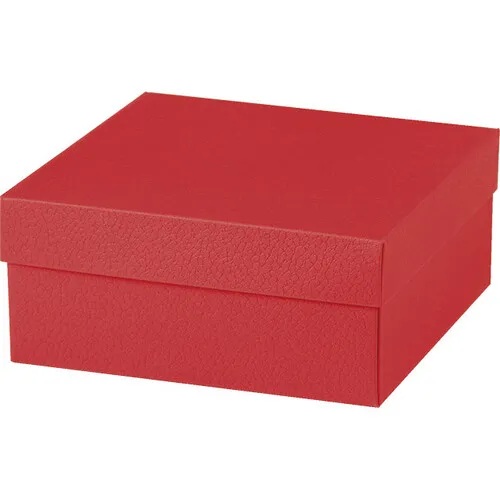 010500000080.jpg Caixa Cartão Presente Vermelha c/ Tampa Separada 17,7x17,7x7,5cm – Norpack - Image 1