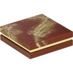 Caixa P/ Chocolates Castanha/Dourada 3 Linhas 10,8x10,8x3,3cm – Norpack - Image 6