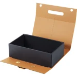 Caixa Cartão Presente Preto / Cobre imitação pele Fecho Magnético c/ Alça 37,3x26,5x12,5cm – Norpack - Image 4