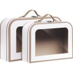 Caixa Cartão Maleta Branca c/ janela 26x19x9cm – Norpack - Image 5