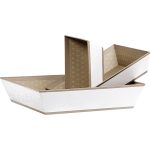 Tabuleiro Cartão Branco 20x20x5cm – Norpack - Image 3