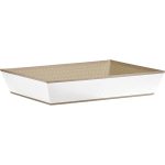 Tabuleiro Cartão Branco 36x27x7cm – Norpack