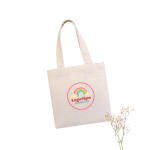 Saco Algodão / Tote Bag Crú Pequeno 22x26cm c/ alças c/ impressão 1 face – Norpack