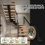 Rolo fita antiderrapante 25mmx5mts preta – Norpack