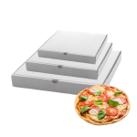 Caixas Cartão Branco para Pizza / Salgadinhos / Discos Vinil - Várias Medidas Disponíveis – Norpack