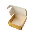 Caixa Cartolina Dourado Bijuteria 5x5x2,5cm - Pack 10 uni. – Norpack - Image 2