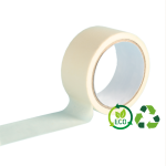 Fita Adesiva em Papel Ecopack Branco Pérola 48mmx50mtrs p/ Uso Manual ou Desenrolador - ♲Ecológico♲ Ideal para E-commerce! – Norpack