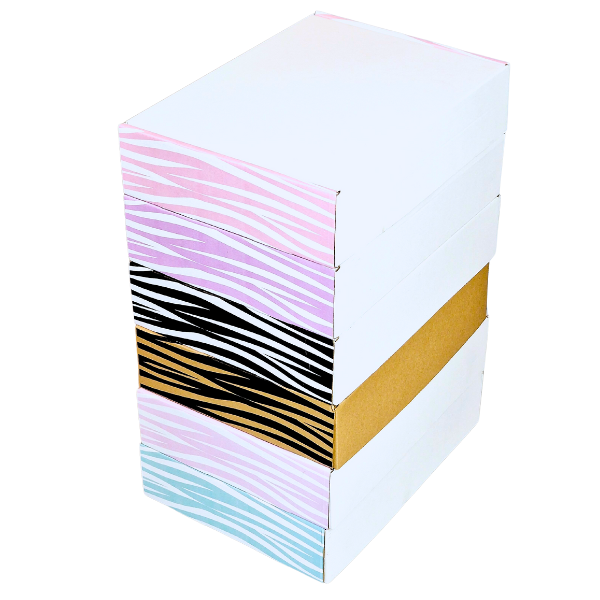 1-6.png Caixa Postal C/ Padrão Riscas Zebra – Envio de Encomendas com Estilo – Norpack - Image 1