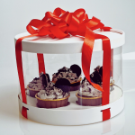 Caixa Cartolina Branca Redonda 5 Cupcakes 22cm Diâmetro x 14cm Altura – Norpack - Image 2