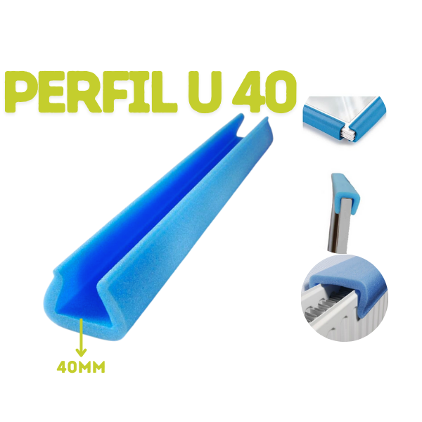 10-1-3.png Perfil Espuma Formato U - U40 - Caixa com 100 varas de 2 Mtrs – Norpack - Image 1