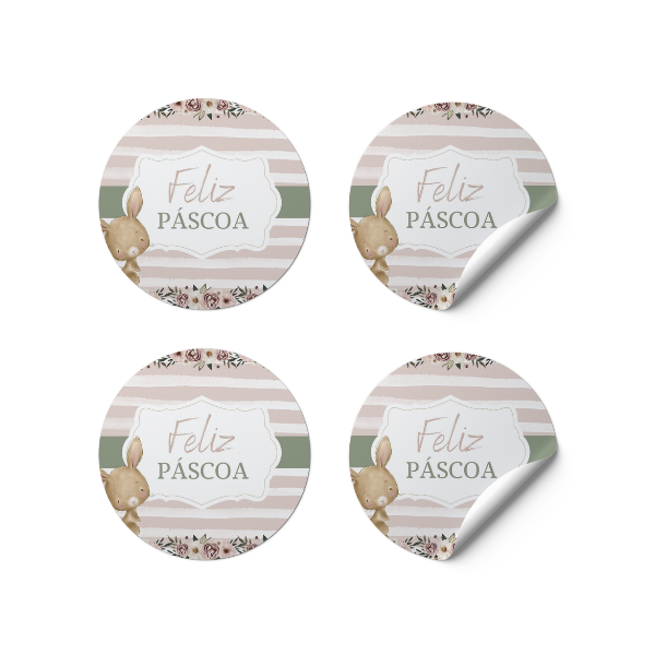 11-6.png Etiqueta Autocolante Páscoa 4,5 cm Verde | Pack 24 Unidades – Norpack - Image 1