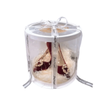 Caixa Cartolina c/ tampa + lateral pvc 27x24cm Pack 3 caixas – Norpack - Image 5