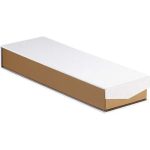 Caixa Cartão Chocolates Branca/Cobre Fecho Magnético 2 linhas 23x7,5x3,3cm – Norpack