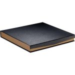 Caixa Cartão Chocolates Preto/Cobre Fecho Magnético 7 linhas 26,5x26,5x3,3cm – Norpack