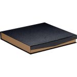 Caixa Cartão Chocolates Preto/Cobre Fecho Magnético 6 linhas 22,1x22,1x3,3cm – Norpack