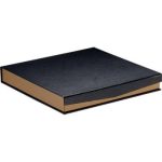Caixa Cartão Chocolates Preto/Cobre Fecho Magnético 6 linhas 22,1x22,1x3,3cm – Norpack - Image 3