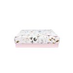 Caixa Cartolina Rosa Claro c/ Padrão Floral c/ Tampa 20x16x5cm – Norpack - Image 3