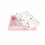 Caixa Cartolina Rosa Claro c/ Padrão Floral c/ Tampa 20x16x5cm – Norpack - Image 4