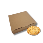 Caixa Cartão Micro Kraft c/ tampa incorporada 300mmx300mmx70mm p/ Bolos e Tartes – Norpack