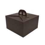 Caixa Cartão p/ Bolos c/ Tampa Castanho Delizia 24,5x17x7cm – Norpack