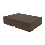 Caixa Cartão p/ Bolos c/ Tampa Castanho Delizia 33x23,5x7cm – Norpack