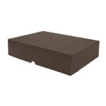 Caixa Cartão p/ Bolos c/ Tampa Castanho Delizia 33x23,5x7cm – Norpack - Image 3