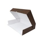 Caixa Cartão p/ Bolos c/ Tampa Castanho Delizia 33x23,5x7cm – Norpack - Image 4