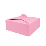 Caixa Cartão p/ Bolos c/ Pegas Rosa Top Class 31x31x12cm – Norpack - Image 3