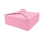 Caixa Cartão p/ Bolos c/ Pegas Rosa Top Class 33x33x12cm – Norpack - Image 3