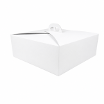 Caixa Cartão p/ Bolos c/ Pegas Branco Top Class 36x36x13cm – Norpack