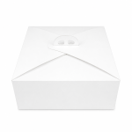 Caixa Cartão p/ Bolos c/ Pegas Branco Top Class 36x36x13cm – Norpack - Image 2