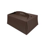 Caixa Cartão Ondulado p/ Bolos c/ Pegas Castanho Paperino 30x40x15cm – Norpack