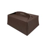 Caixa Cartão Ondulado p/ Bolos c/ Pegas Castanho Paperino 30x40x15cm – Norpack - Image 3