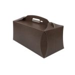 Caixa Cartão p/ Tortas c/ Pegas Castanho Tronchetto 17,5x35x15cm – Norpack - Image 3