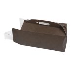 Caixa Cartão p/ Tortas c/ Pegas Castanho Tronchetto 17,5x35x15cm – Norpack - Image 2