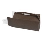 Caixa Cartão p/ Tortas c/ Pegas Castanho Tronchetto 17,5x35x15cm – Norpack - Image 4